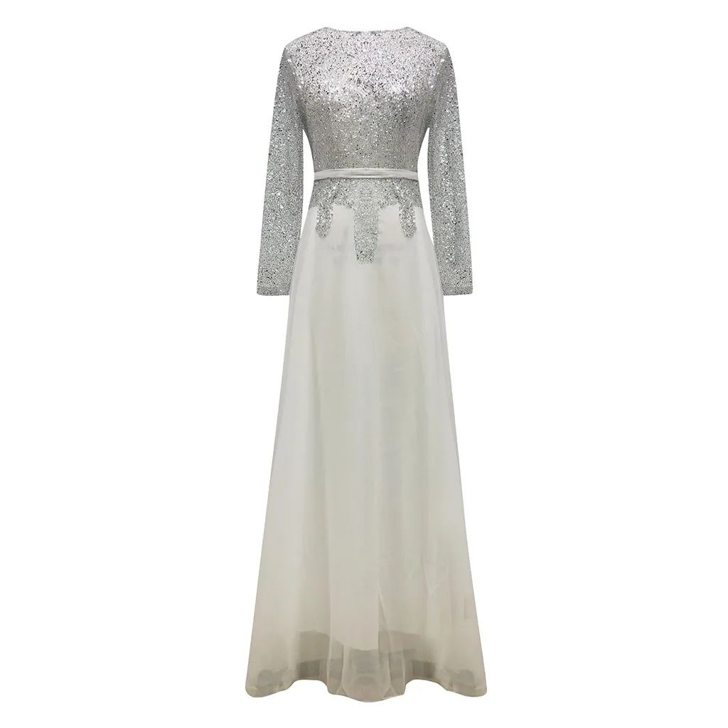 Женское Элегантное Длинное Платье Макси для свадебной вечеринки женское