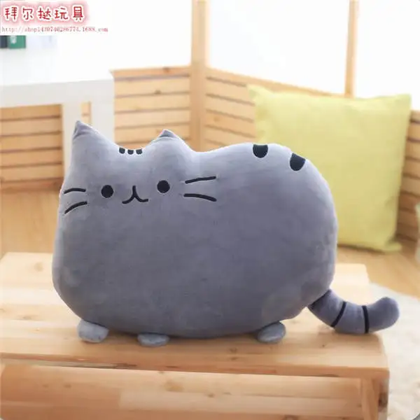 Плюшевая игрушка в виде кота милая креативная плюшевая для офиса обнимания