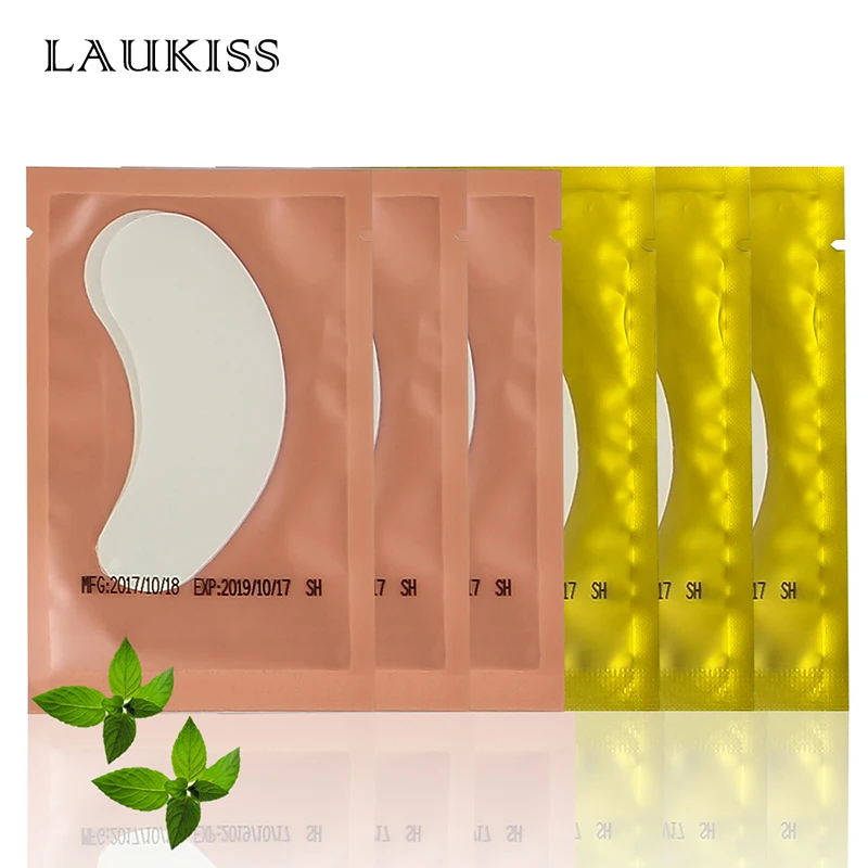 50 пар/упак. Новый Бумага пластыри ресниц под глаза подушечками ресницы