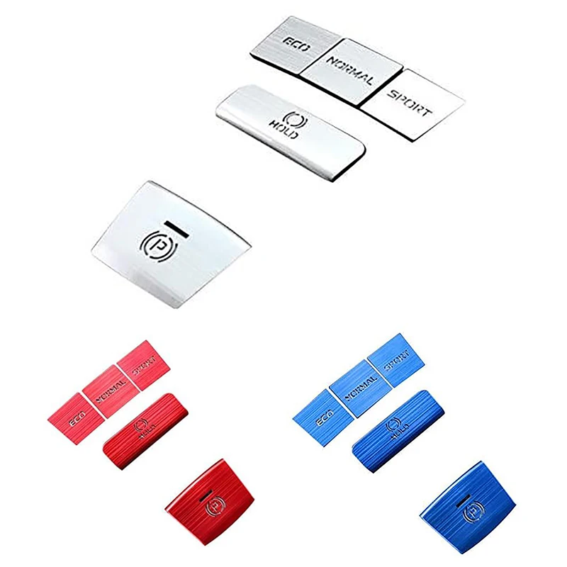 

Car Electronic Handbrake Central Control Button Decoration Sticker Cover Trim for Toyota 8Th Camry,5PCS