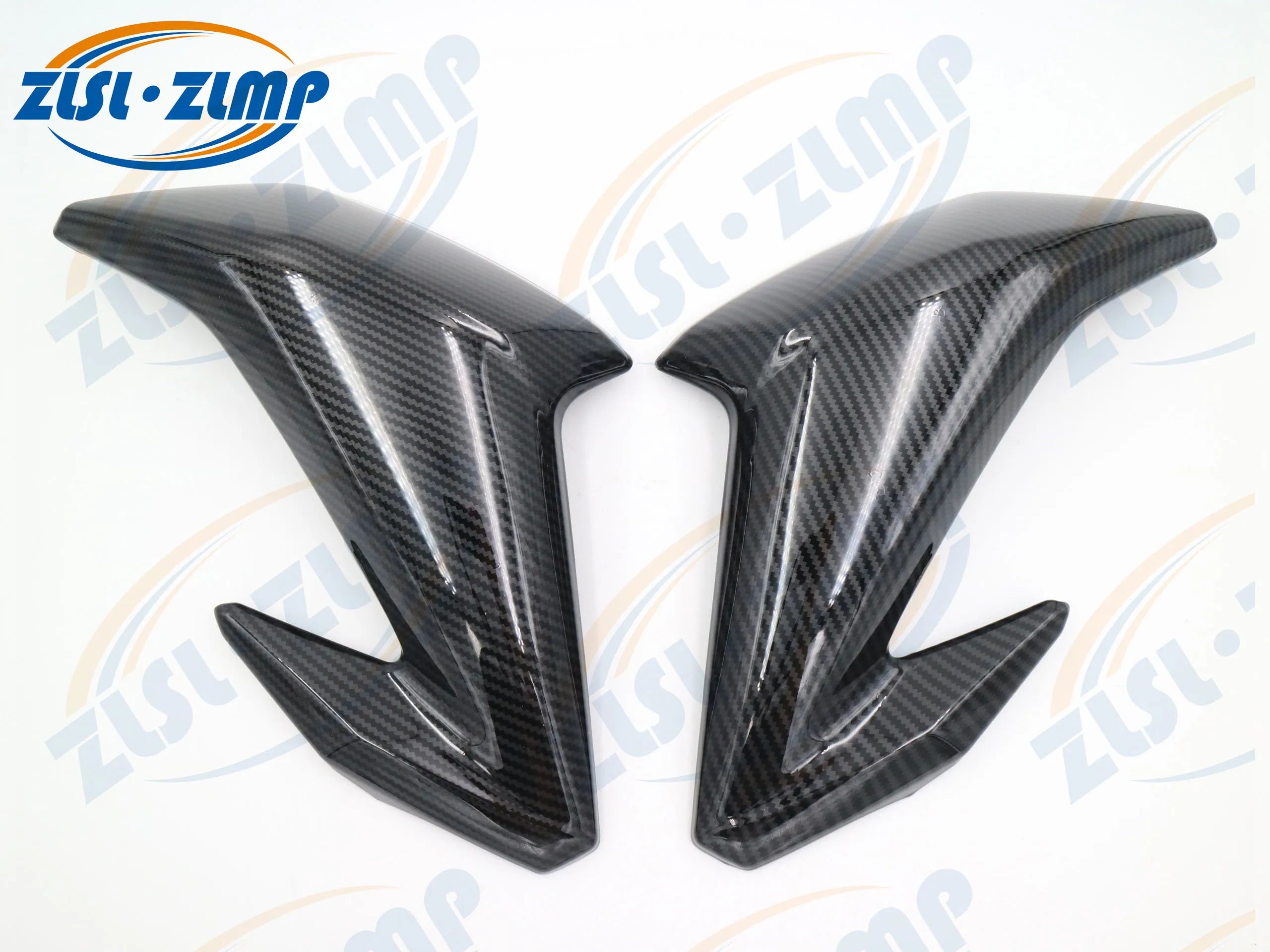 

Carbon Fiber Color Gas Tank Side Trim Insert Cover Panel Fairing For Kawasaki Z900 2017 - 2019 17 18 19