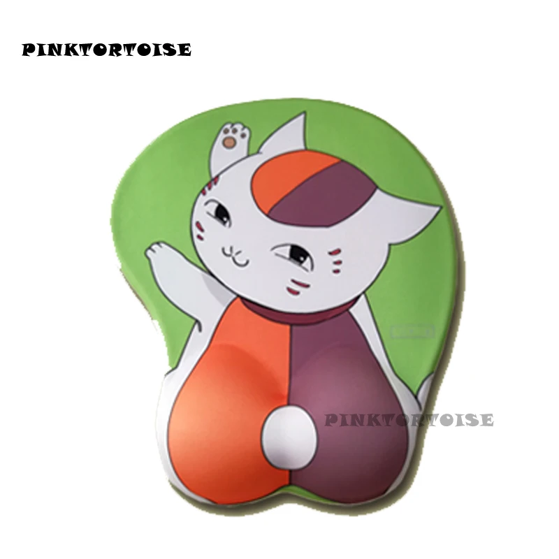 

PINKTORTOISE Anime Natsume's Book of Friends mousepad 3d chest Soft Silicon 3D Pad anime Ergonomic mat Gaming MousePad