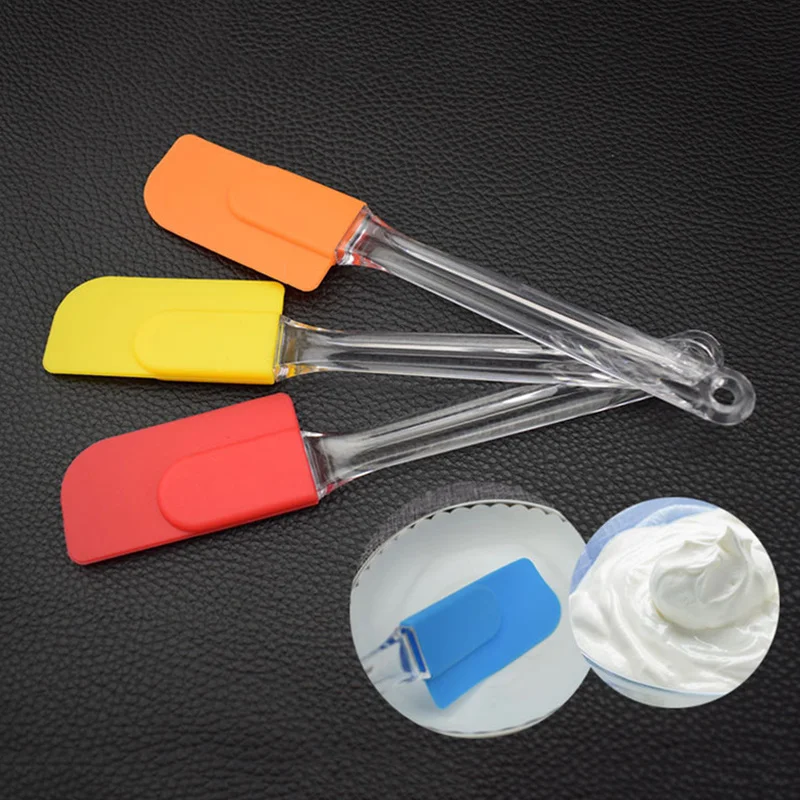 

Household Food Grade Non Stick Butter Cooking Silicone Spatula Set Cookie Pastry Scraper Cake Baking Spatula kitchen Baking Tool