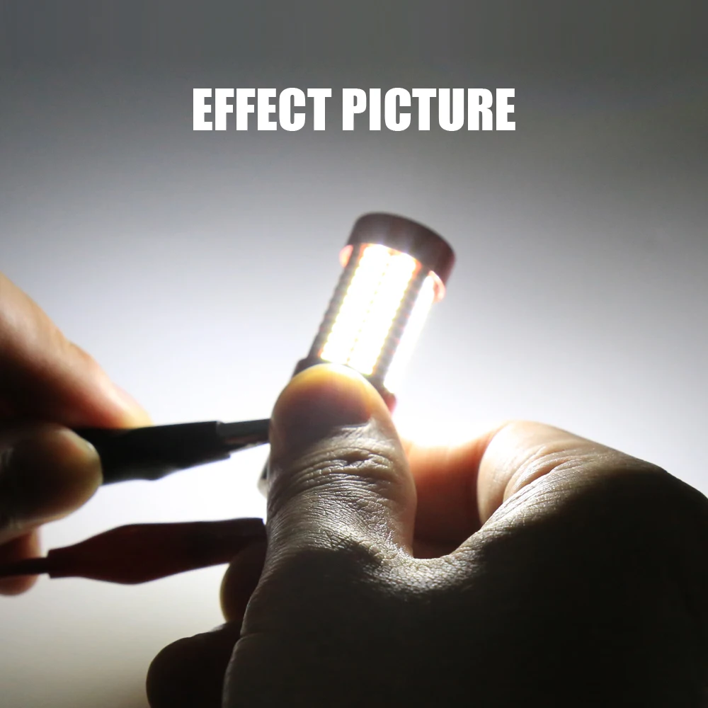 

EURS Super Bright White T20 1156 1157 106smd 4014 led P21W 30W LED SMD Backup Reverse Led lamp Brake Light high power day light