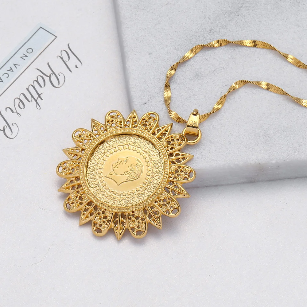 С украшением в виде кристаллов Аллах кулон и ожерелья для женщин Ближний Восток