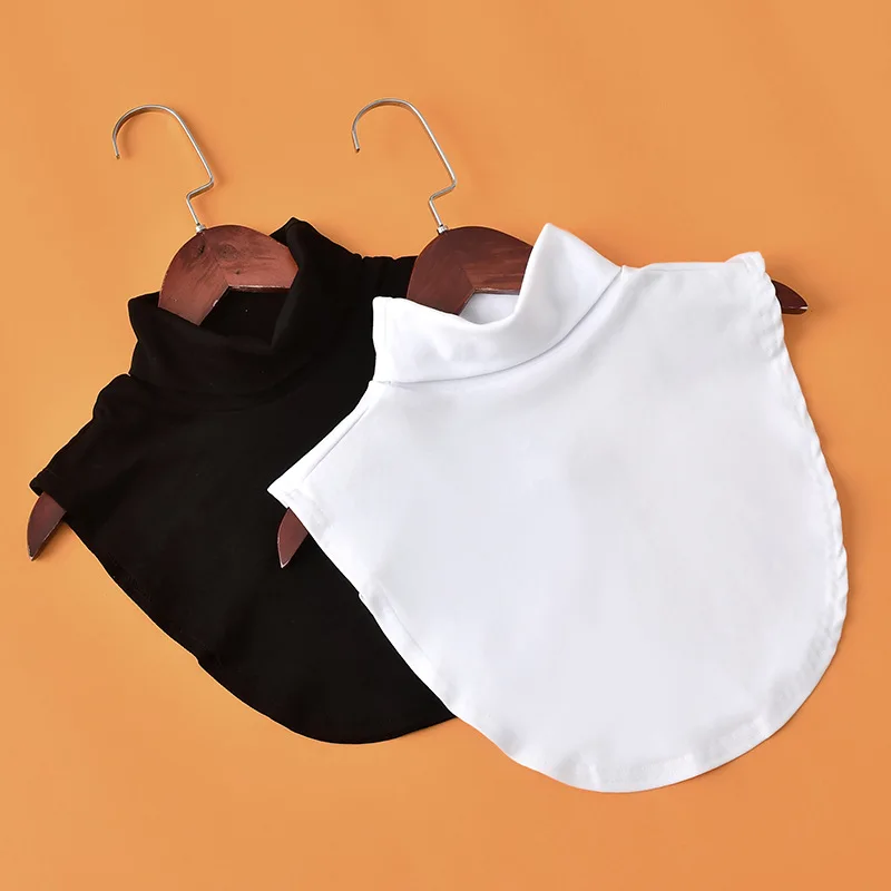 

2021 popular Black/white Solid color collar Fake Collar Blouse Women Tops Fashion Fake Collar False Collar Decoration Neck