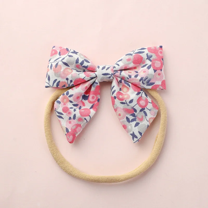 30 шт. нейлоновые повязки на голову с цветочным принтом|Аксессуары для волос