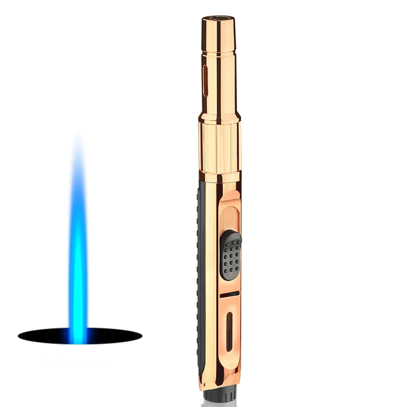 butane torch gas lighter grill kitchen cooking turbo lighter jewelry welding cigar smoking metal cigar lighter bbq gadget free global shipping