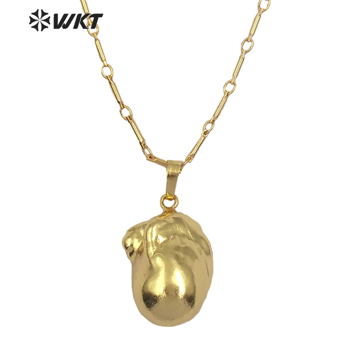 WT JN059 натуральные ювелирные изделия из жемчуга в стиле барокко полностью Золотая