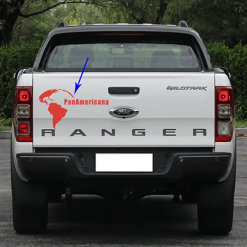 Автомобильные наклейки 1 шт. на переднюю дверь автомобильные panamericana графические