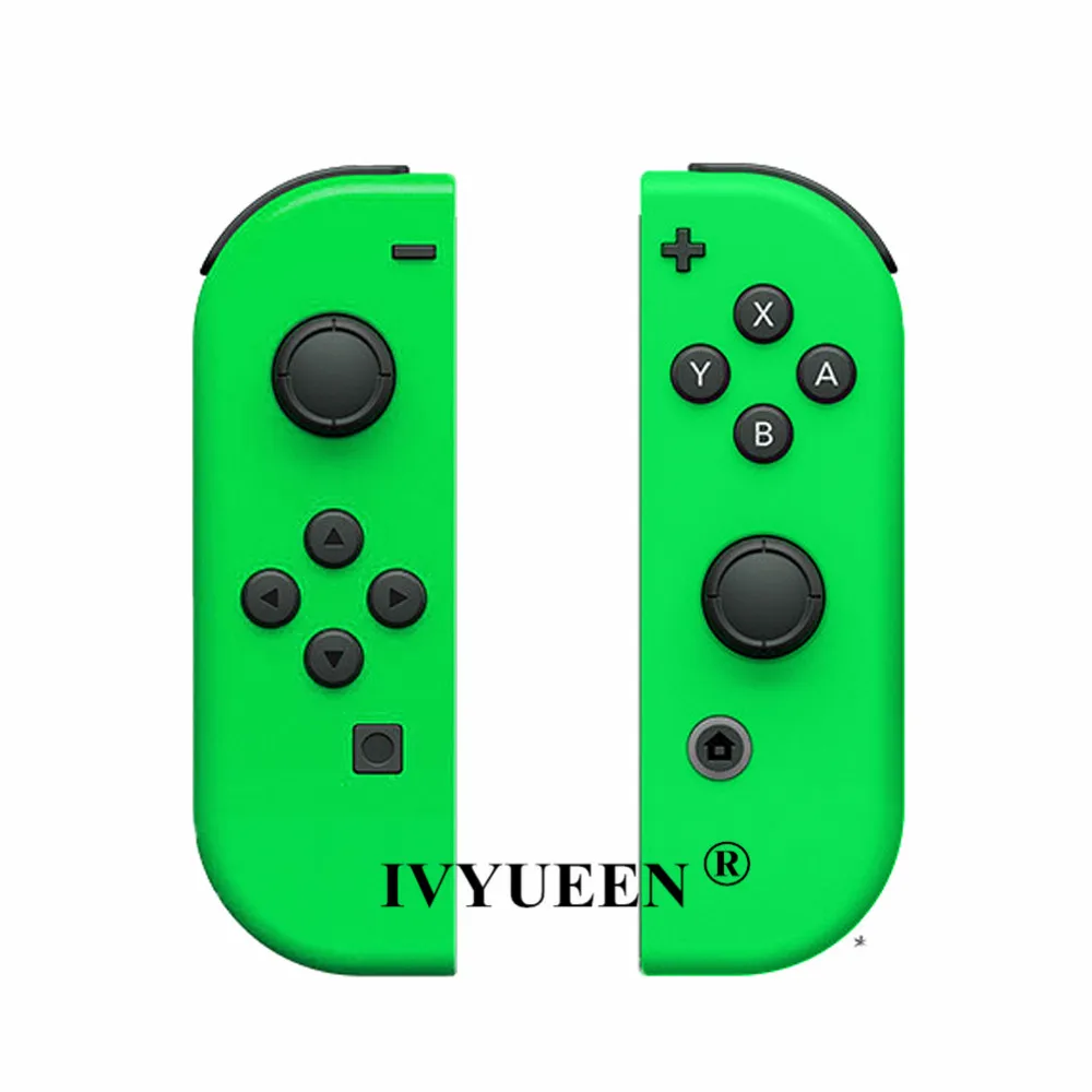 Neon Green IVYUEEN левый и правый сменный кожух для переключателя shand Joy-con контроллер DIY чехол и кнопки ABXY D-Pad для консоли Joycon - Цвет: Neon Green