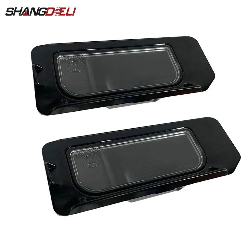 2 Pcs License Plate Light Shell Cover Rear Lights Number Plate Lamp Cover For Mitsubishi ASX Car Replacement Parts