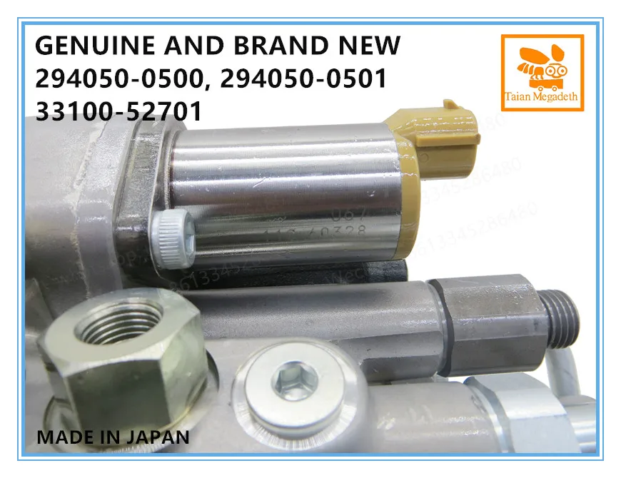 Оригинальный и новый дизельный топливный насос COMMON RAIL HP4 294050-0500 294050-0501 33100-52701 |