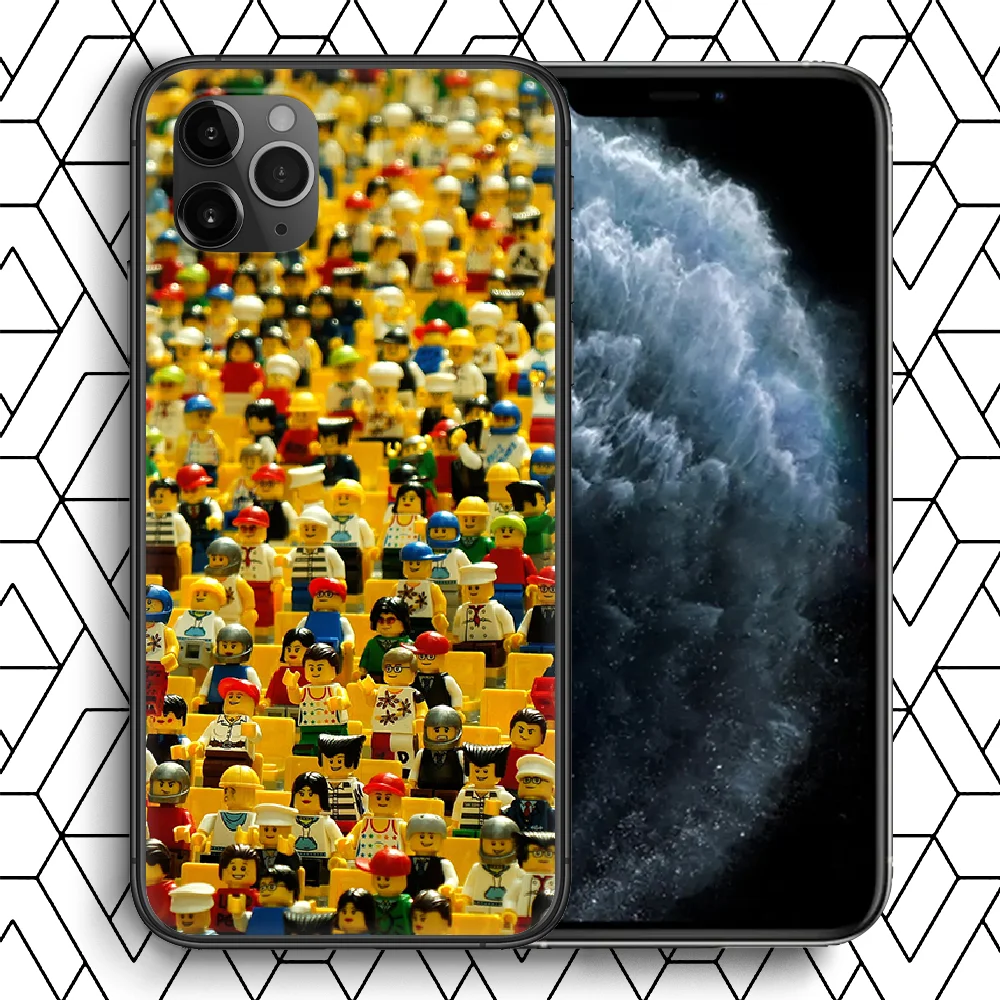 

Game LegoS blocks Phone Case For iPhone 4 4s 5 5S SE 5C 6 6S 7 8 Plus X XS XR 11 12 Mini Pro Max 2020 black Shell Trend