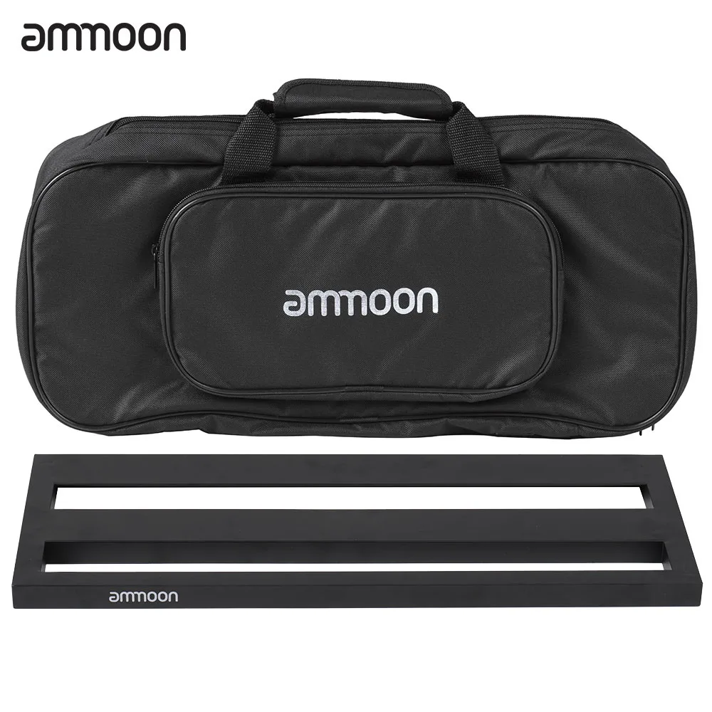 Портативная гитарная Педальная доска ammoon DB 2 из алюминиевого сплава с сумкой для