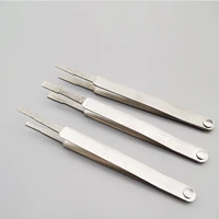 3pc wiring tweezer style terminal cleaner set diamond grip blade type