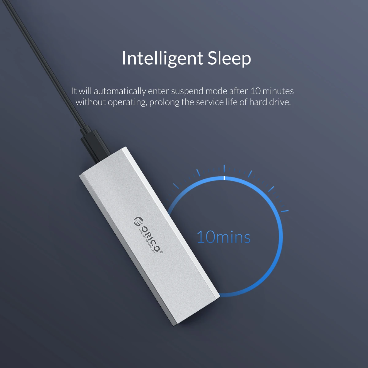 ORICO NVME M.2 корпус M.2 для usb type C 3,1 SSD адаптер M2 SSD Чехол Поддержка UASP 10 Гбит/с для NVME PCIE SSD диск коробка