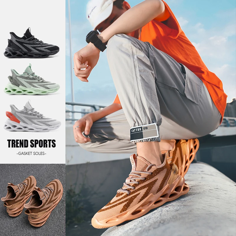 Мужские кроссовки Рабочая обувь для прогулок мягкая ажурная подошва