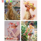 ZOOYA алмазная живопись девушка волшебник Бабочка Алмазная мозаика 3D полная Алмазная вышивка шаблон Стразы рукоделие своими руками RF1355