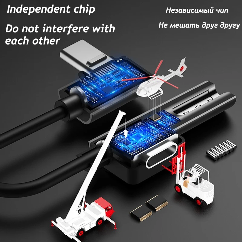 2 в 1 аудио адаптер TypeC 3,5 мм разветвитель AUX Adaptateur для samsung Galaxy A90 A80 A70 A50 A30 S10 Auriculares Tipo C Adaptador