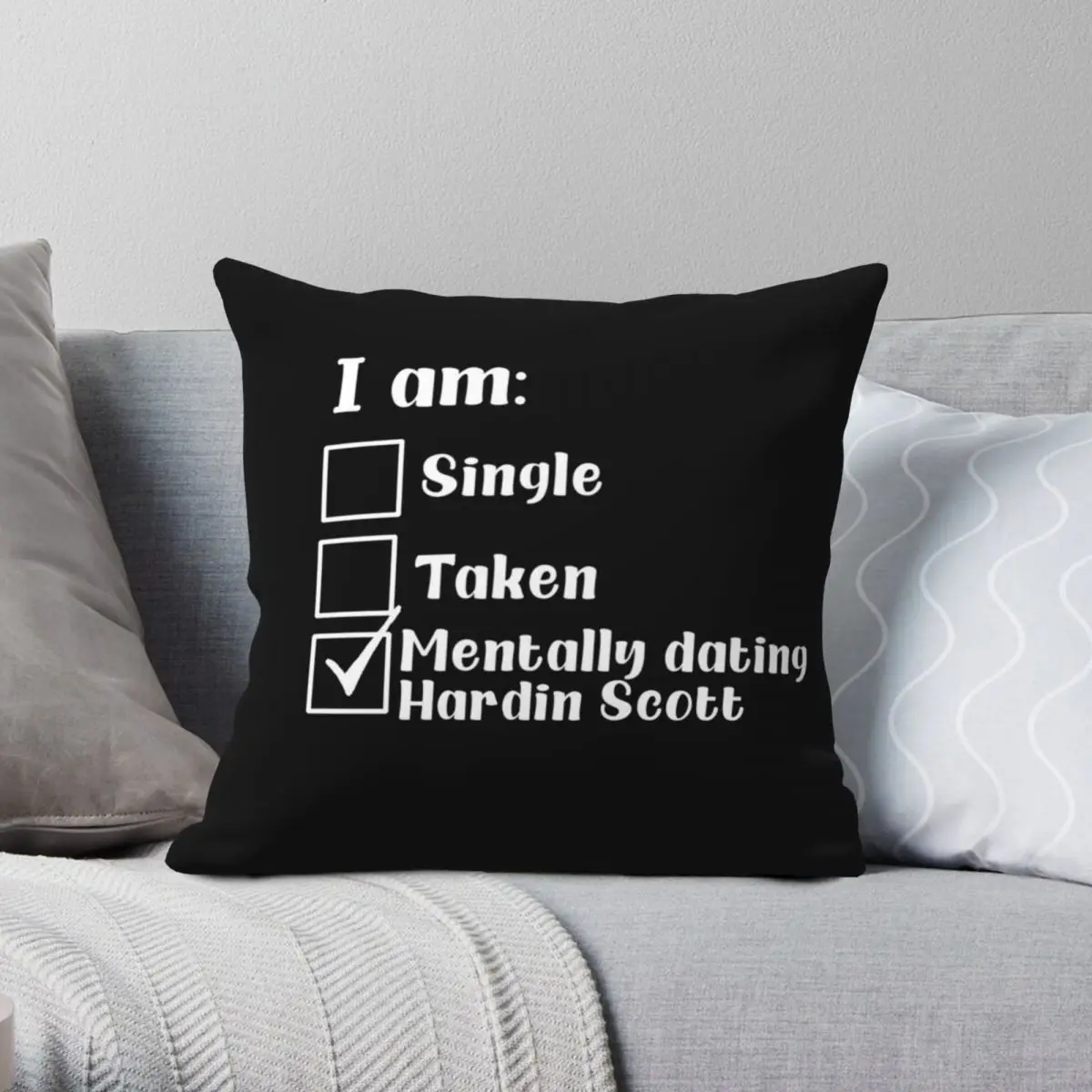 

Mentally Dating Hardin Scott Pillowcase Polyester Linen Velvet Printed Zip Decor Pillow Case Bed Cushion Cover