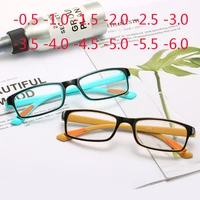 plastic myopia glasses square nearsighted eyeglasses female male shortsighted eyewear spectacles 0 5 1 0 2 0 to 8 0