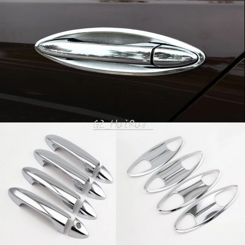 

For 2014 Honda Accord 4-Door 8Pcs Chrome Handle Cover Trim + Bowl Cup Combo Set