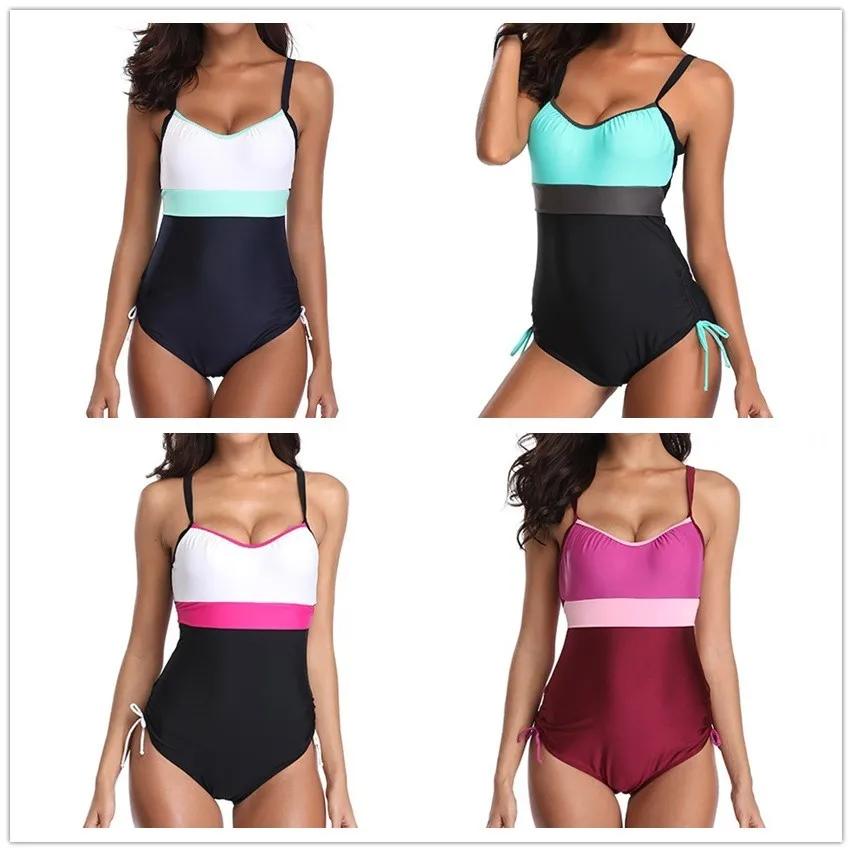 Одна деталь Плавание костюм 2017 Купальники для малышек женщин Большие размеры