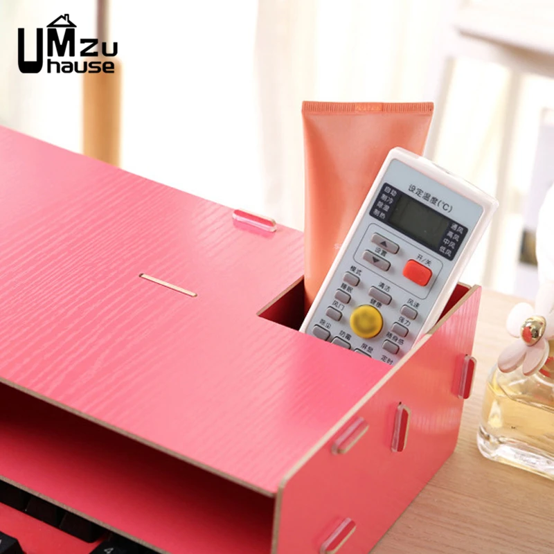 Настольная подставка для монитора офисные ящики хранения деревянный ящик стола