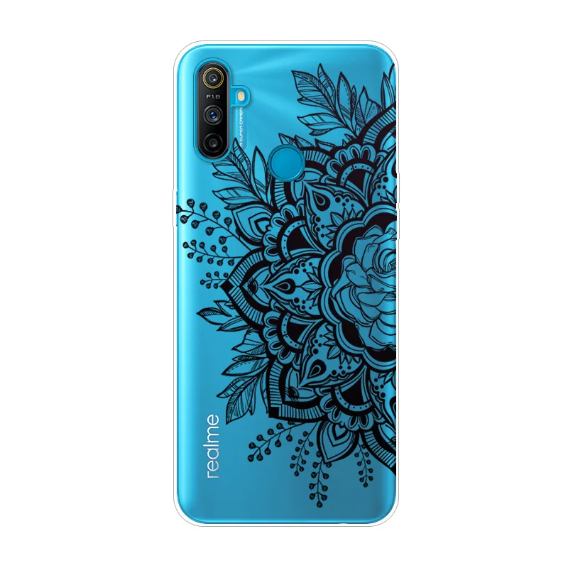 Чехол-накладка для OPPO Realme C3 ТПУ силикон мягкий прозрачный с героями мультфильмов