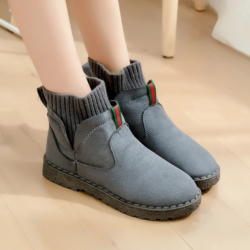 2019 High Quality Women's Classic Snow Boots Real Leather Natural Fur Winter Platform Womens Warm Shoes Zapatos Mujers |