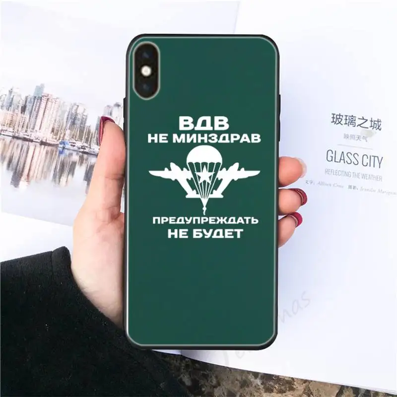 

Russia Airborne Phone Cases For Iphone 6 6s 7 8 Plus XR X XS XSmax 11 12 Pro Mini Max