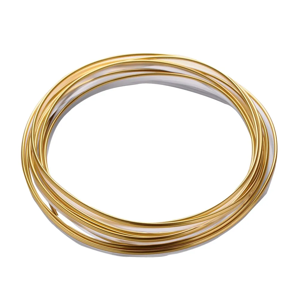 5 м автомобильный интерьерный Декор дверная наклейка молдинг Стайлинг полоса