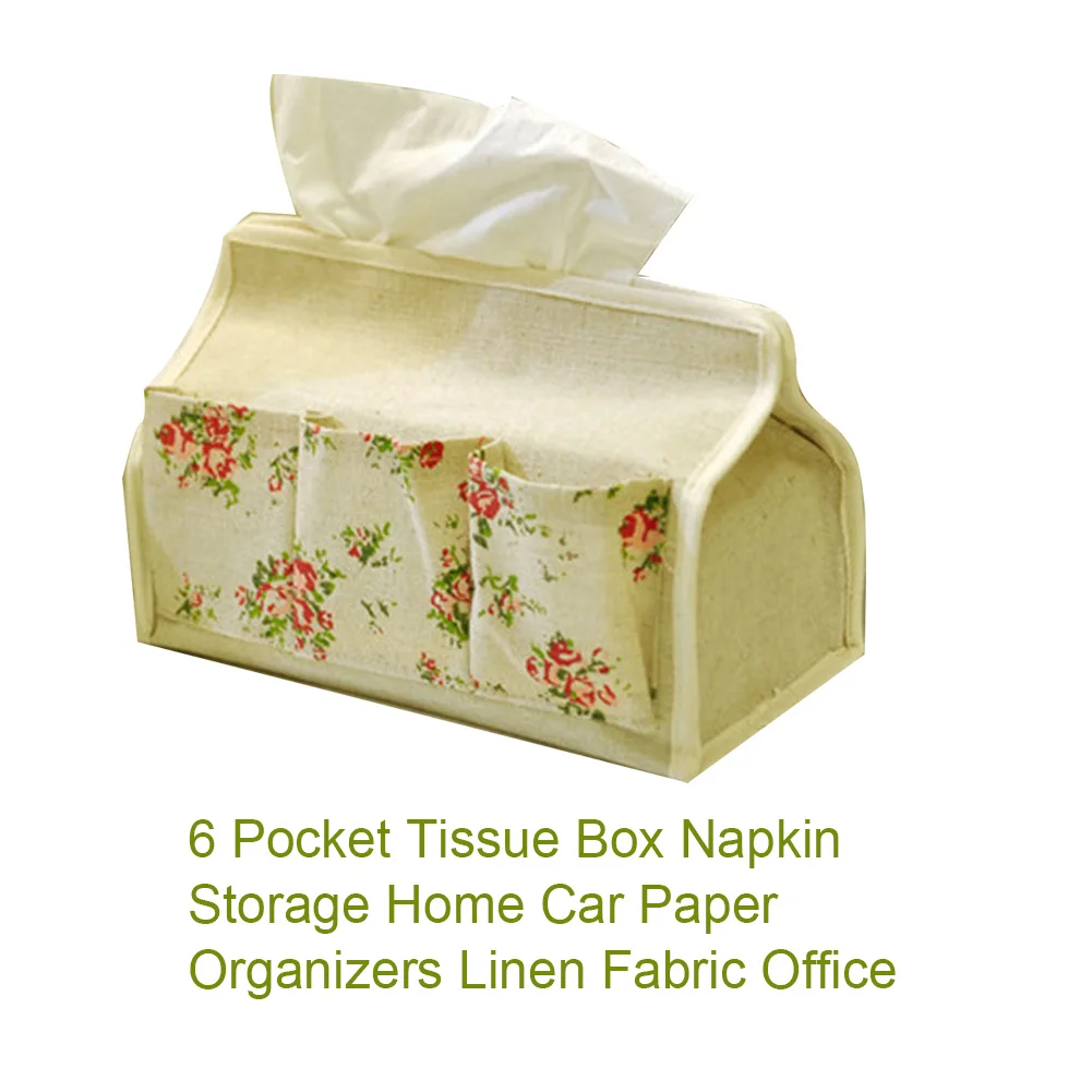 6 Карманный стол ресторан настольный автомобиль бумажные органайзеры льняная