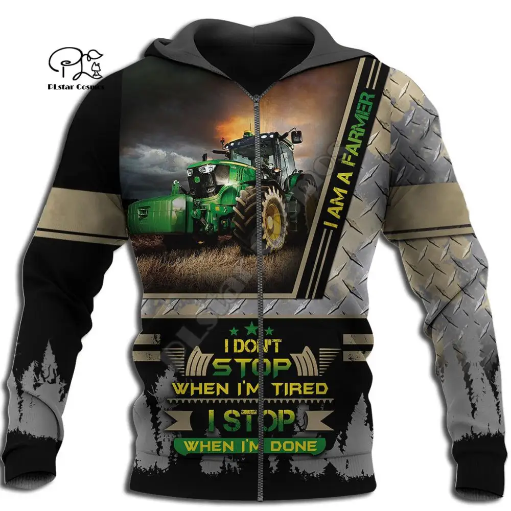 

PLstar Cosmos 3DPrint Farmer Tractor Excavator Aircraft Harajuku Streetwear Men/Women Funny/Zip Hoodies/Sweatshirt/Jacket/a6