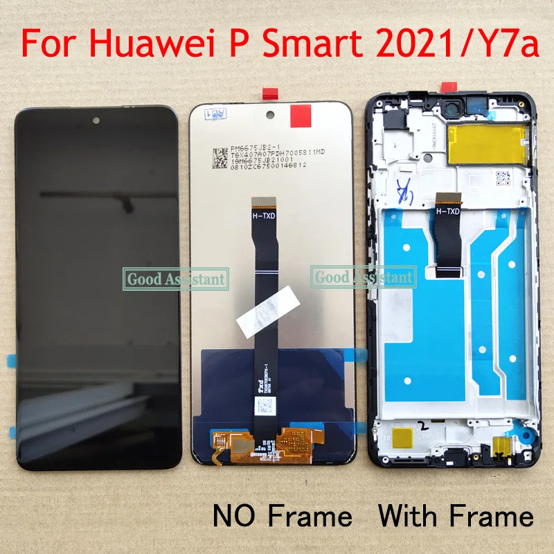 Оригинальный 6 67 дюймовый черный для Huawei P Smart 2021 / Y7a ЖК дисплей сенсорный экран