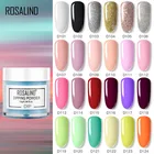 Блестящая пудра для ногтей ROSALIND, 10 г, белая пудра для ногтей, для дизайна и базового и верхнего покрытия, Полуперманентная акриловая пудра для дизайна