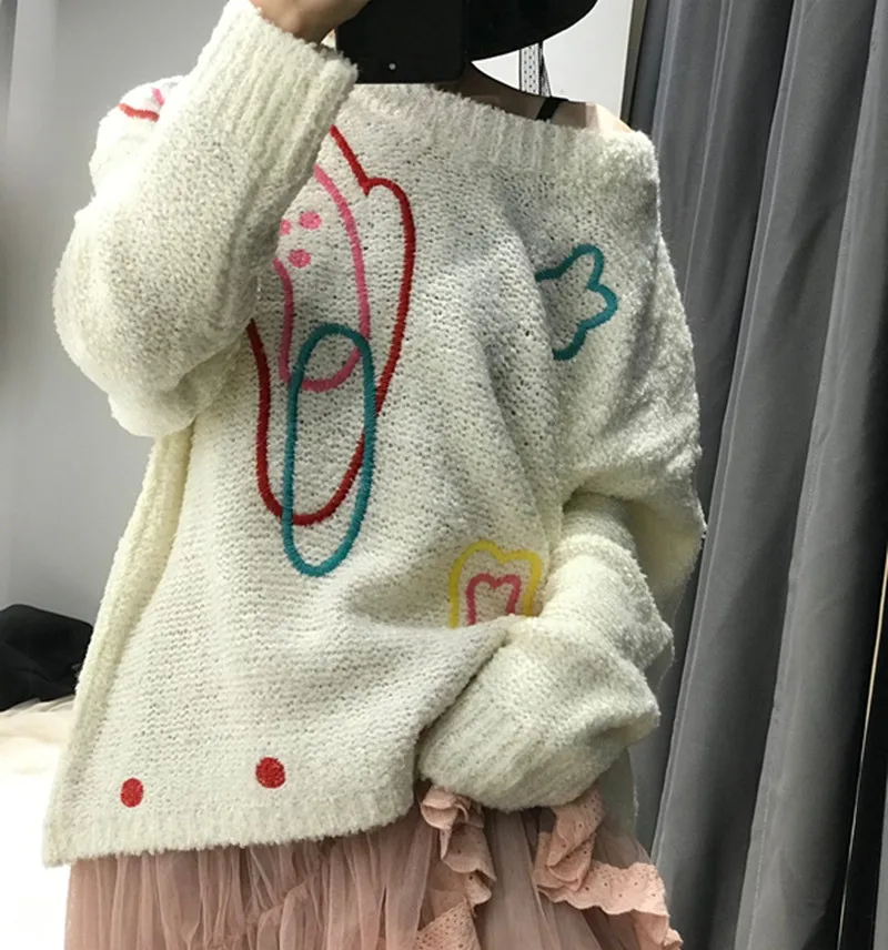 Пуловер Лидер продаж свитер для женщин Blusas De Inverno Feminina отдыха ветровым щитком