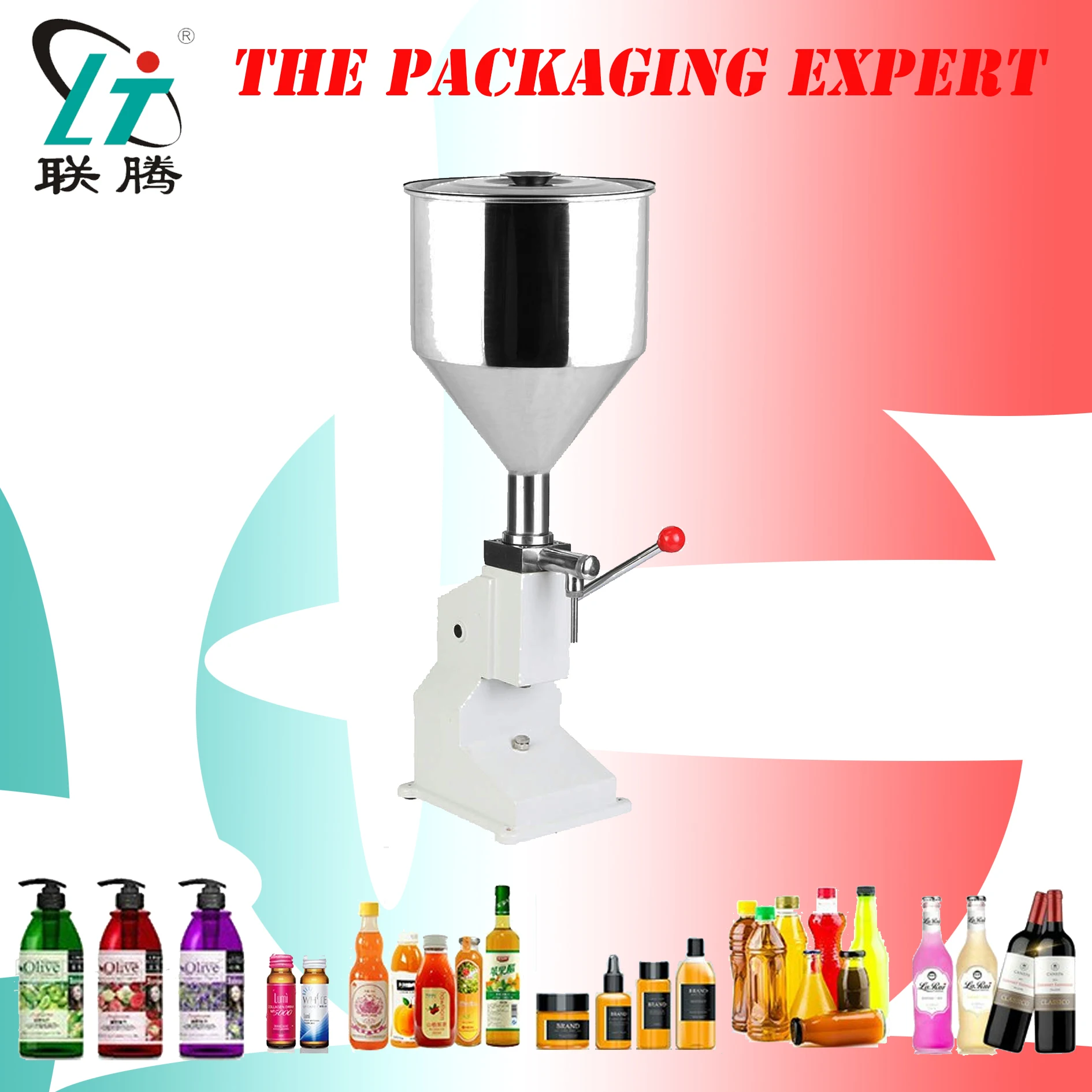 

A03 manual filling machine Manual Nail Polish Shampoo Filling Machine 5~50ml for Cream Shampoo Cosmetic Liquid Paste Oil Filler