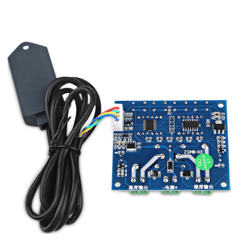 -M452 светодиодный цифровой термостат Температура Управление влажностью DC 12V