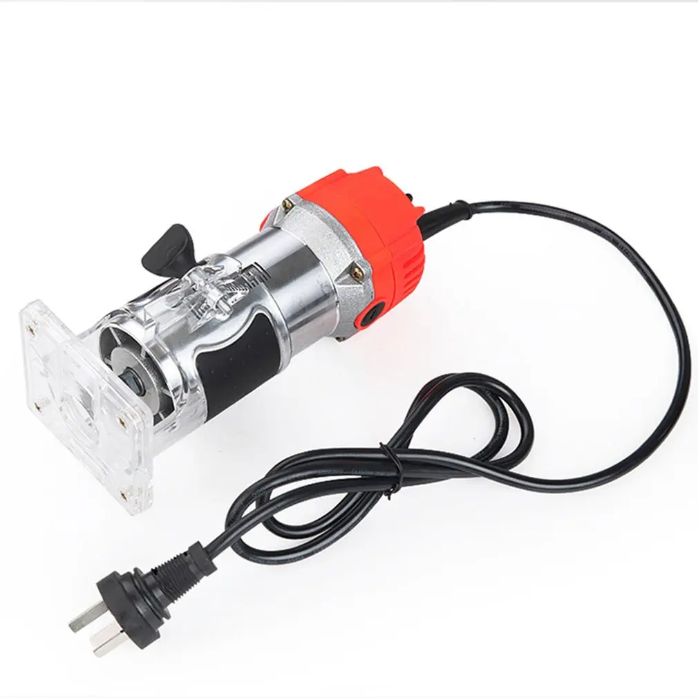 220V 1/4 850W Trim Router Edge Wood Clean Cuts Power Woodworking Tool 33000RPM trim router Lathe Live Center Taper | Инструменты