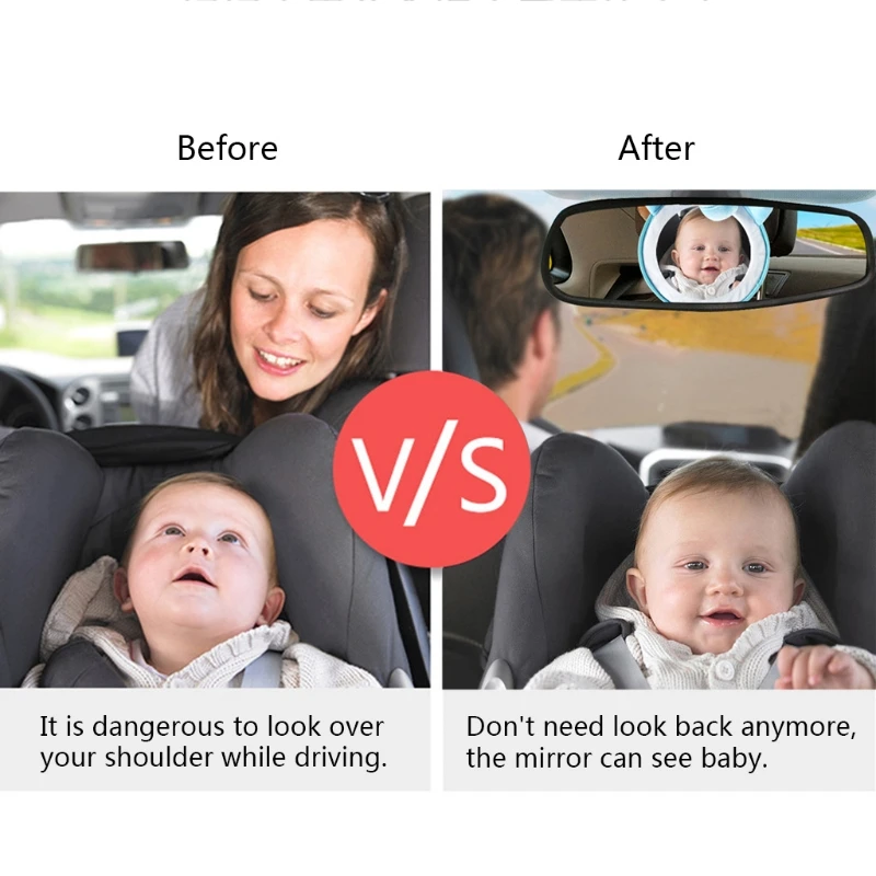 Adjustable Car View Back Seat Mirror Safety Rearview Baby Monitor |