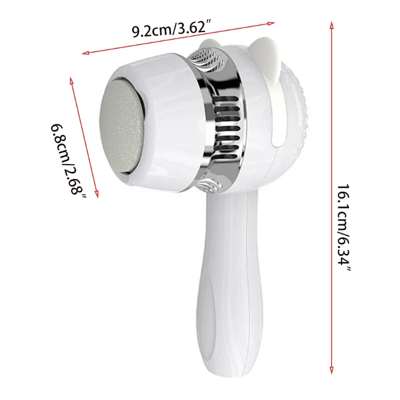 

808F Electric Foot Callus Remover, Rechargeable Accumulator 1000 Mah Foot Grinder, Remove Dead Skin Callus on the Heel.