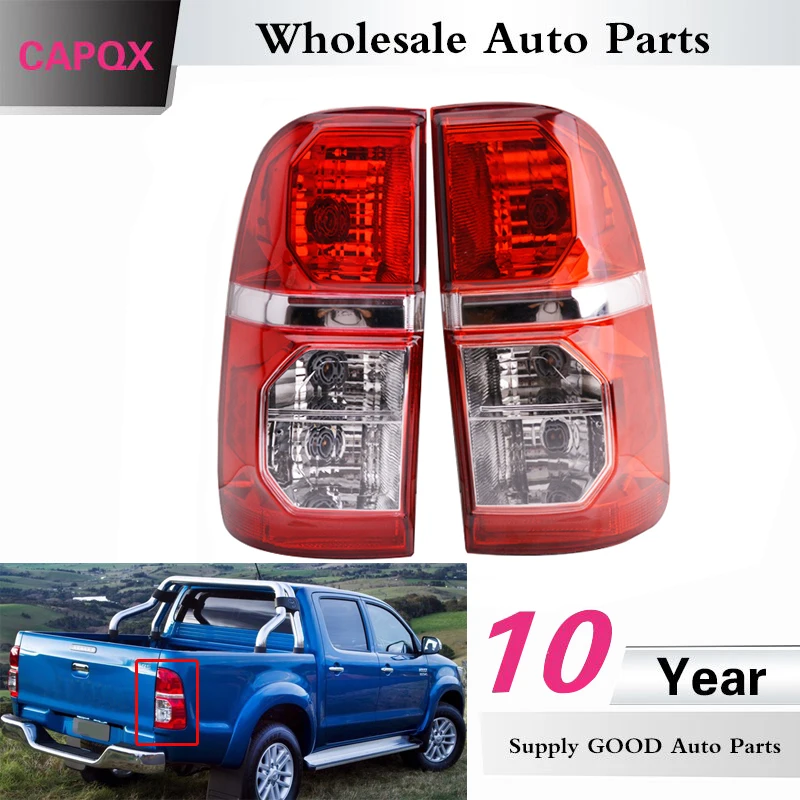 CAPQX 2 шт. правой и левой задние светильник лампы Taillamp тай-светильник для HILUX VIGO 2011