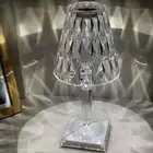 Алмазная акриловая лампа Kartell, Скандинавская Настольная лампа с USB-зарядкой, Романтический светодиодный декоративный светильник-распылитель, портативное светодиодное освещение