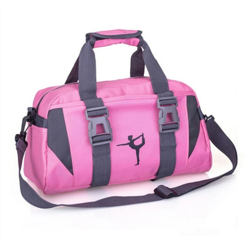 

Сумка для йоги, фитнеса, водонепроницаемая нейлоновая спортивная сумка через плечо для тренировок, женская спортивная сумка для фитнеса, пу...