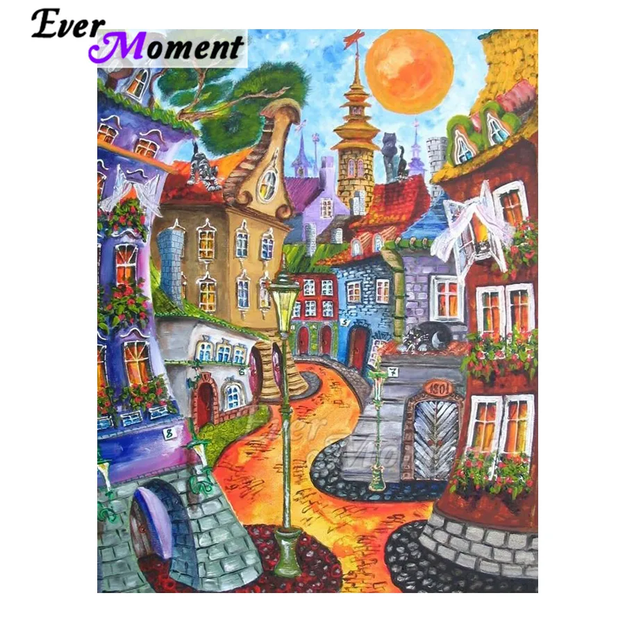 Алмазная живопись Стразы с абстрактным изображением бабочки разразных цветов