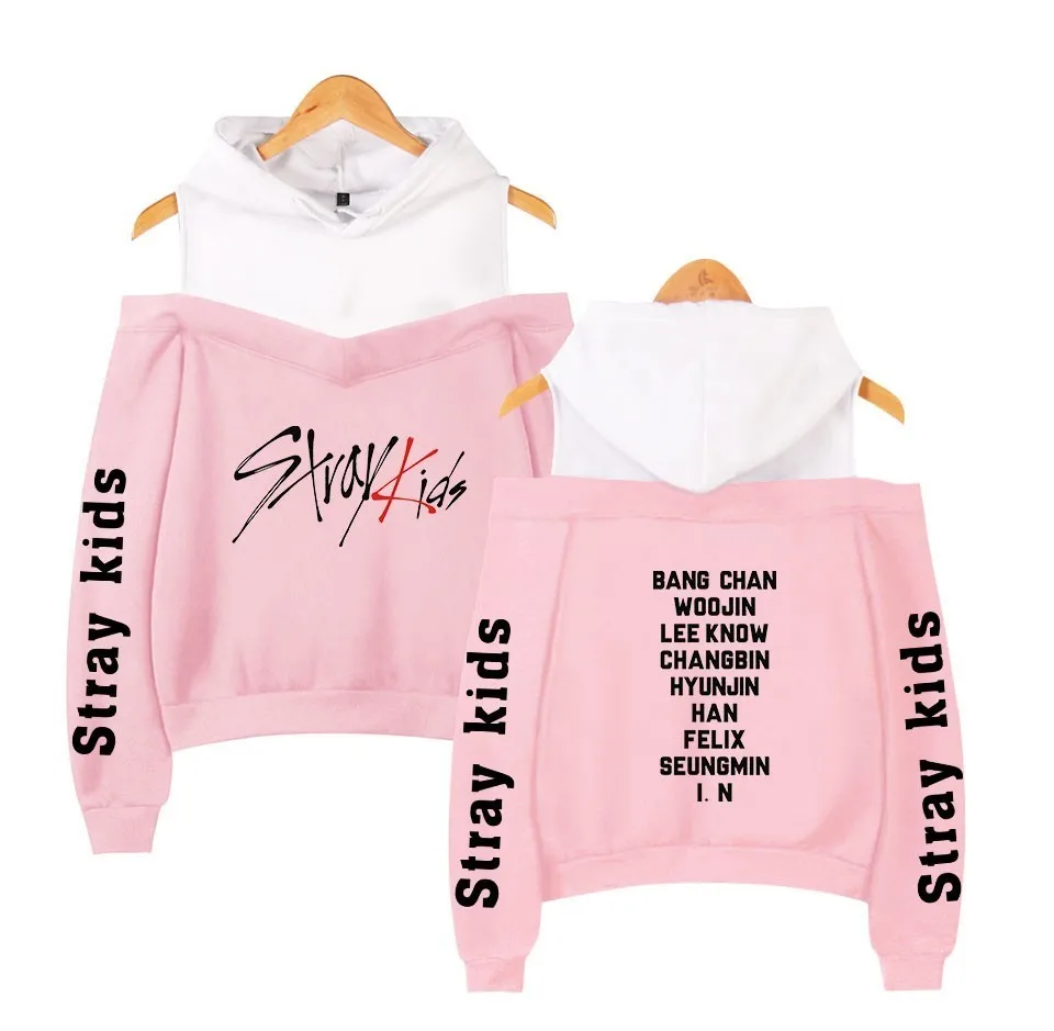 Новый защищает детские толстовки с капюшоном Женская мода Kpop в стиле хип хоп