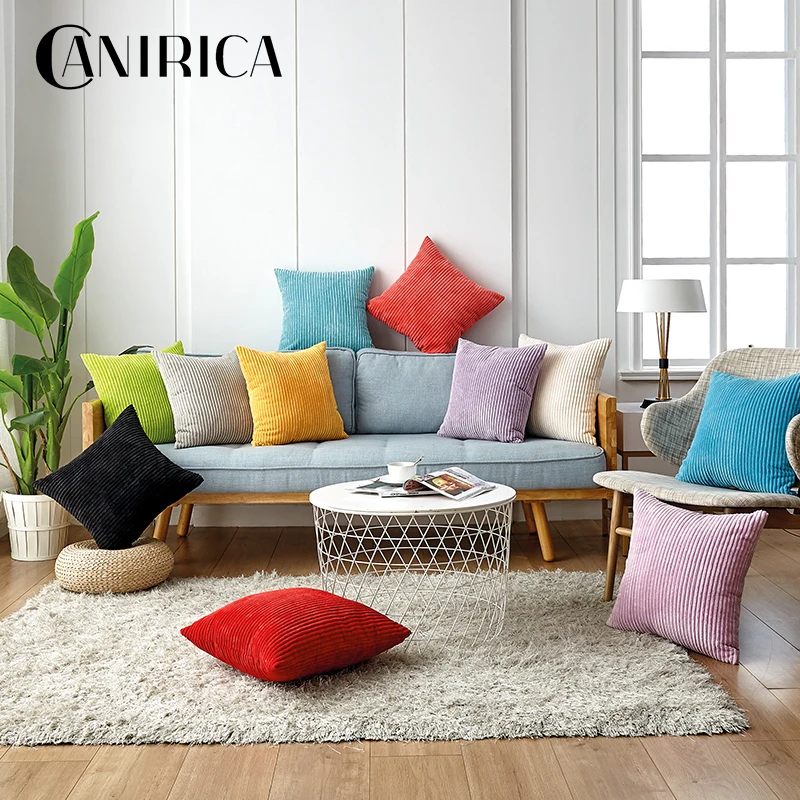 CANIRICA наволочка для Гостиная бархатная Наволочка на подушку размером 45*45 см