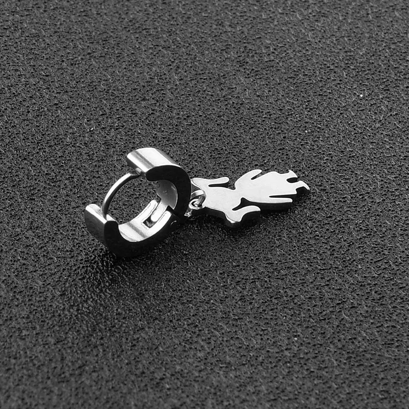 

Korean Fashion 1PC Stainless Steel Little Girl Earrings